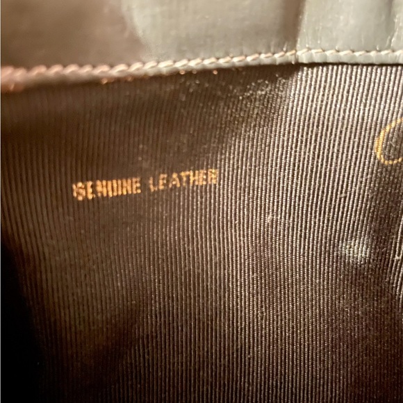 Vintage Coblentz brown suede bag with gold chain - Picture 6 of 7